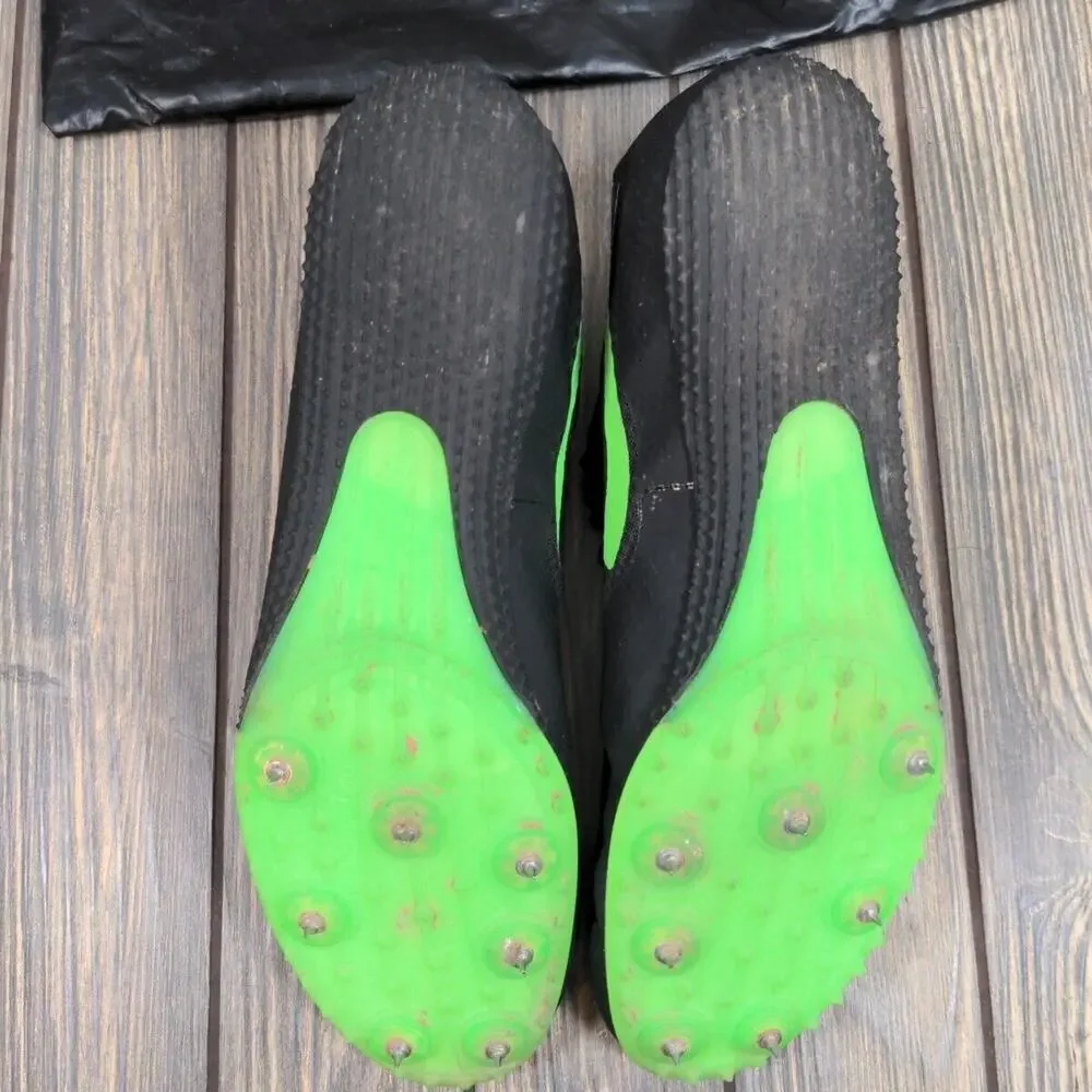 Nike Zoom Rival S Men Track Sprint Racing‎ Shoes Black Spikes Sz 11 806554-035